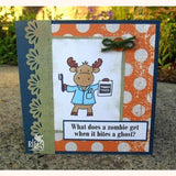 Zombie Riddle Cling Stamp by Riley & Co