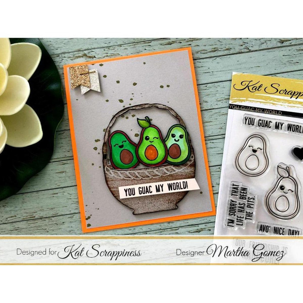 "You Guac My World" Stamp Set by Kat Scrappiness - Kat Scrappiness