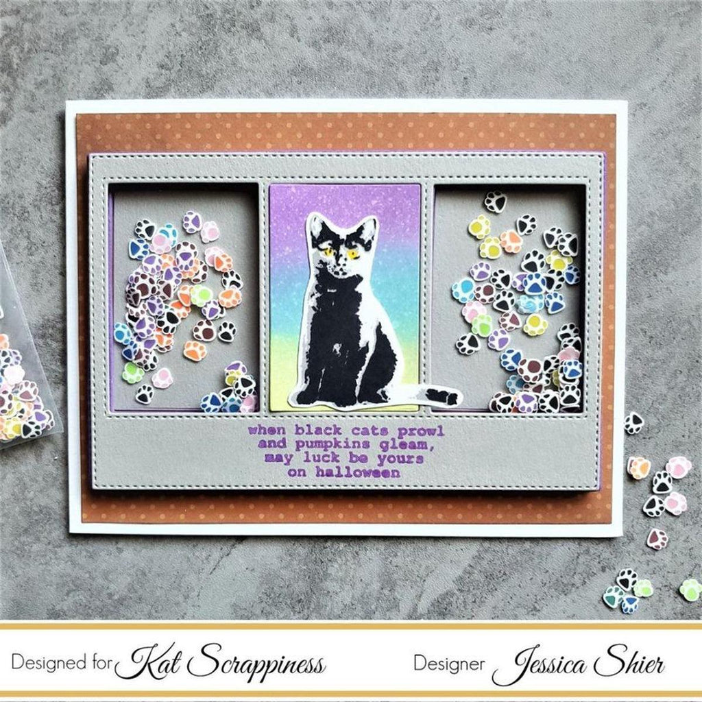 Multi-Color Paw Print Sprinkles by Kat Scrappiness - Kat Scrappiness