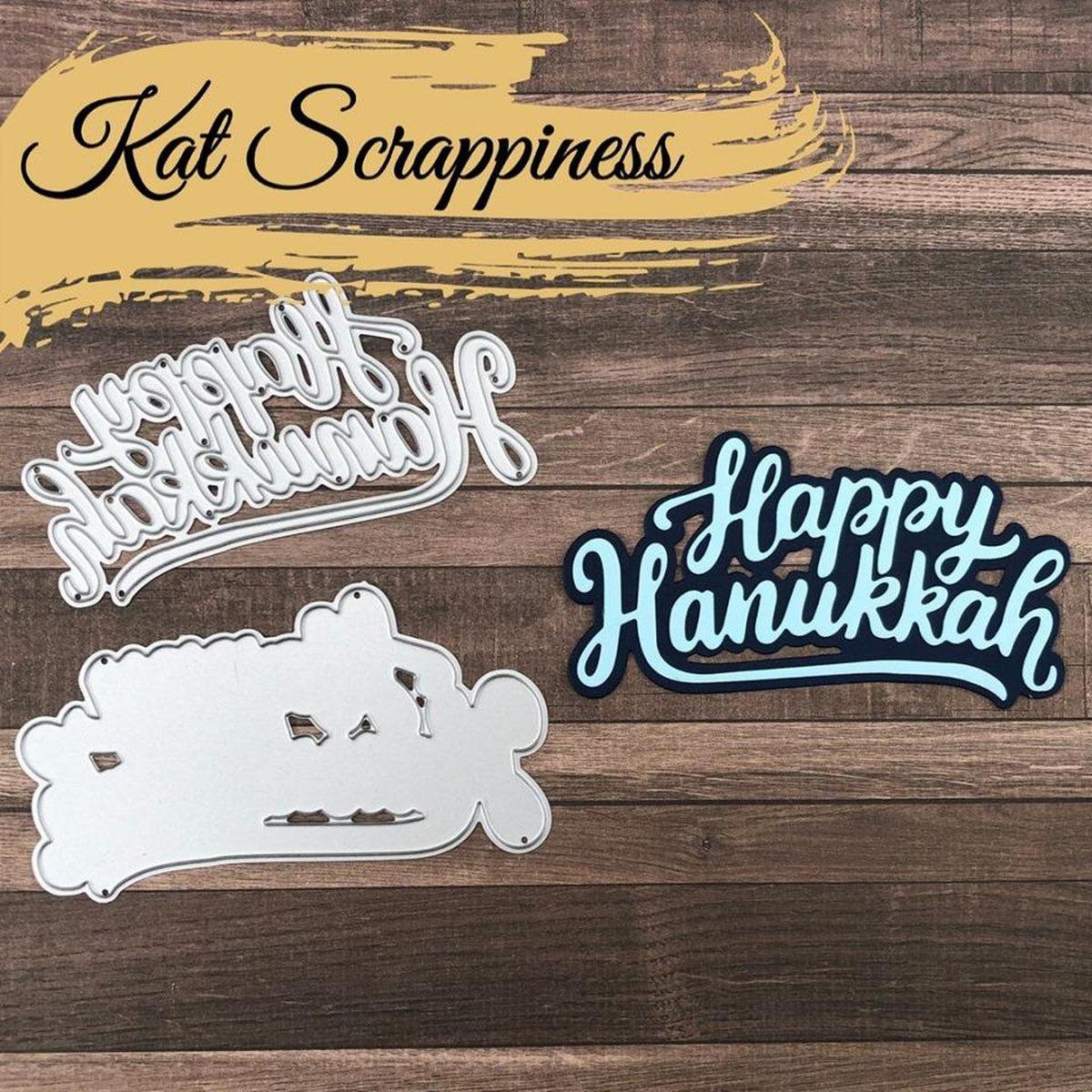Happy Hanukkah w/Shadow Die by Kat Scrappiness - Kat Scrappiness