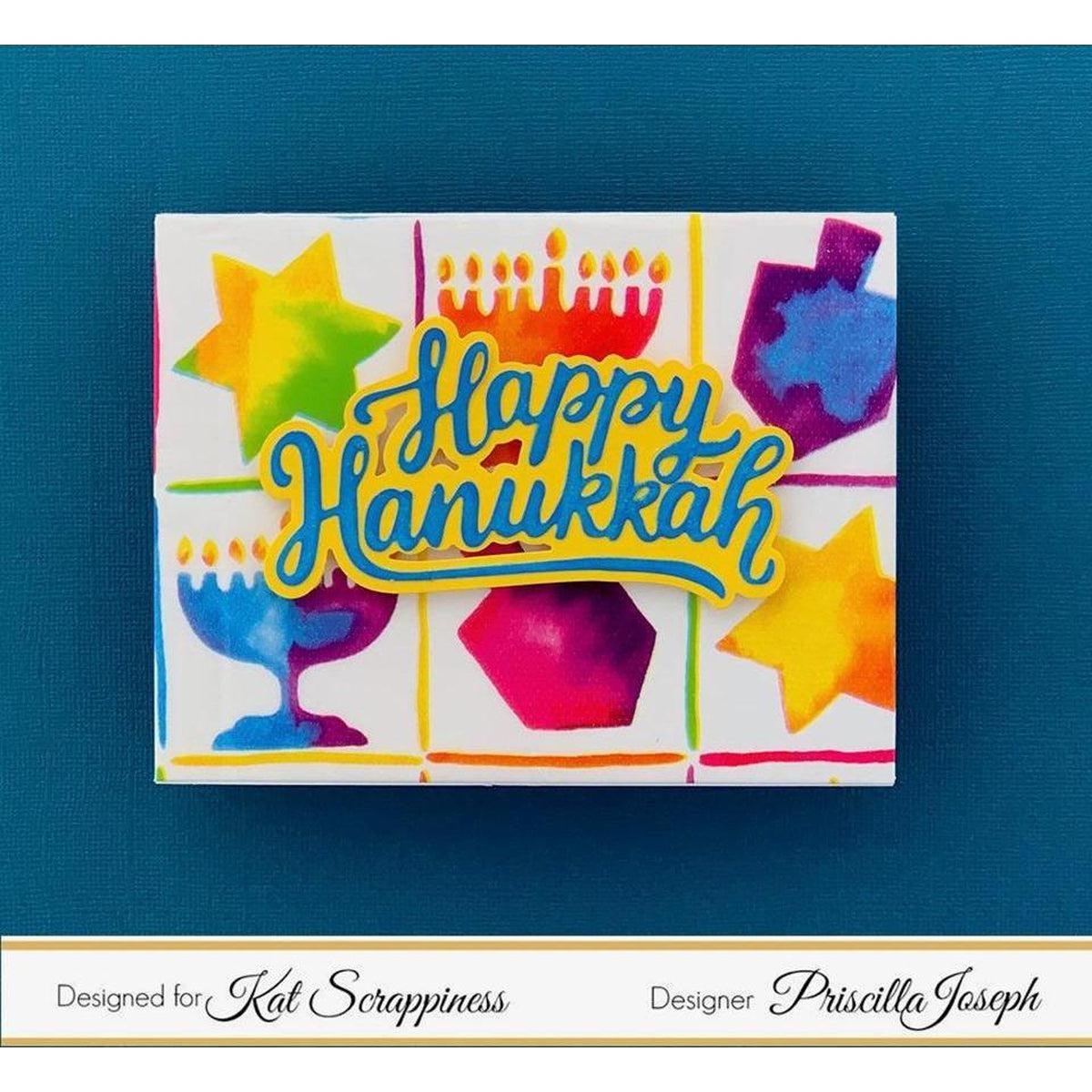 Happy Hanukkah w/Shadow Die by Kat Scrappiness - Kat Scrappiness