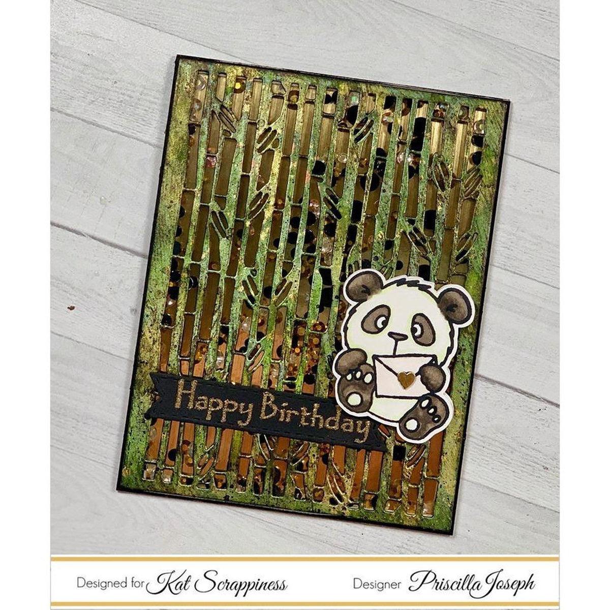 Bamboo Backdrop Die by Kat Scrappiness - Kat Scrappiness