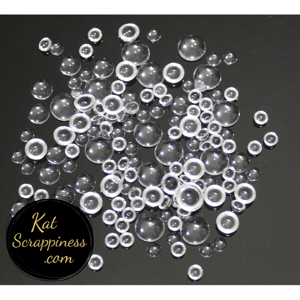 Sparkling Clear Droplets Sampler Pack - Kat Scrappiness