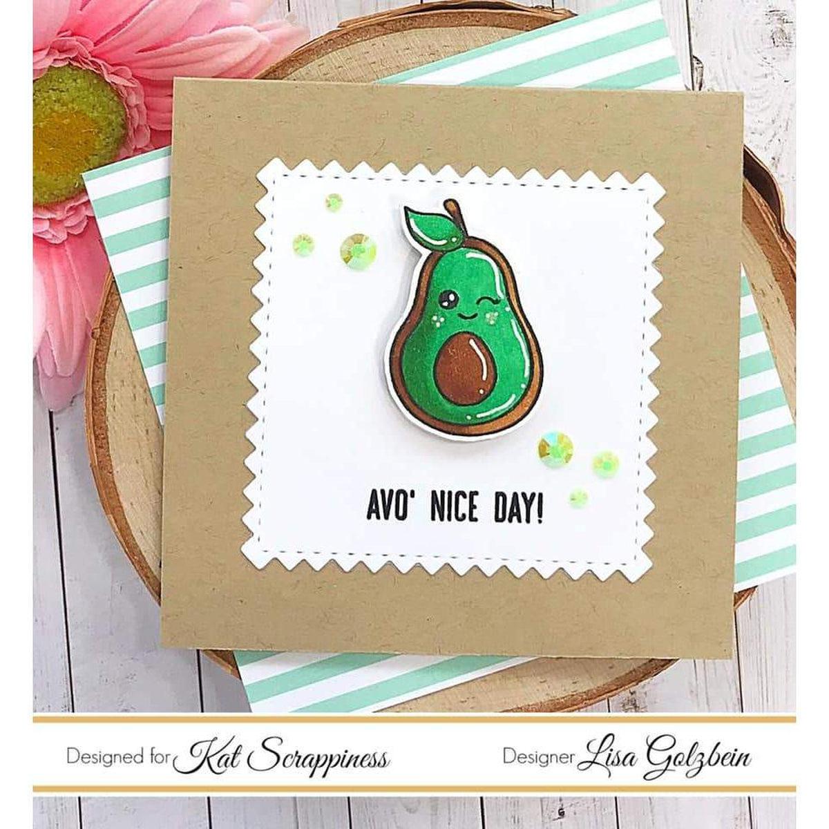 &quot;You Guac My World&quot; Stamp Set by Kat Scrappiness - Kat Scrappiness