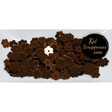 6mm Espresso Brown Flat Flower Sequins Shaker Card Fillers - Kat Scrappiness