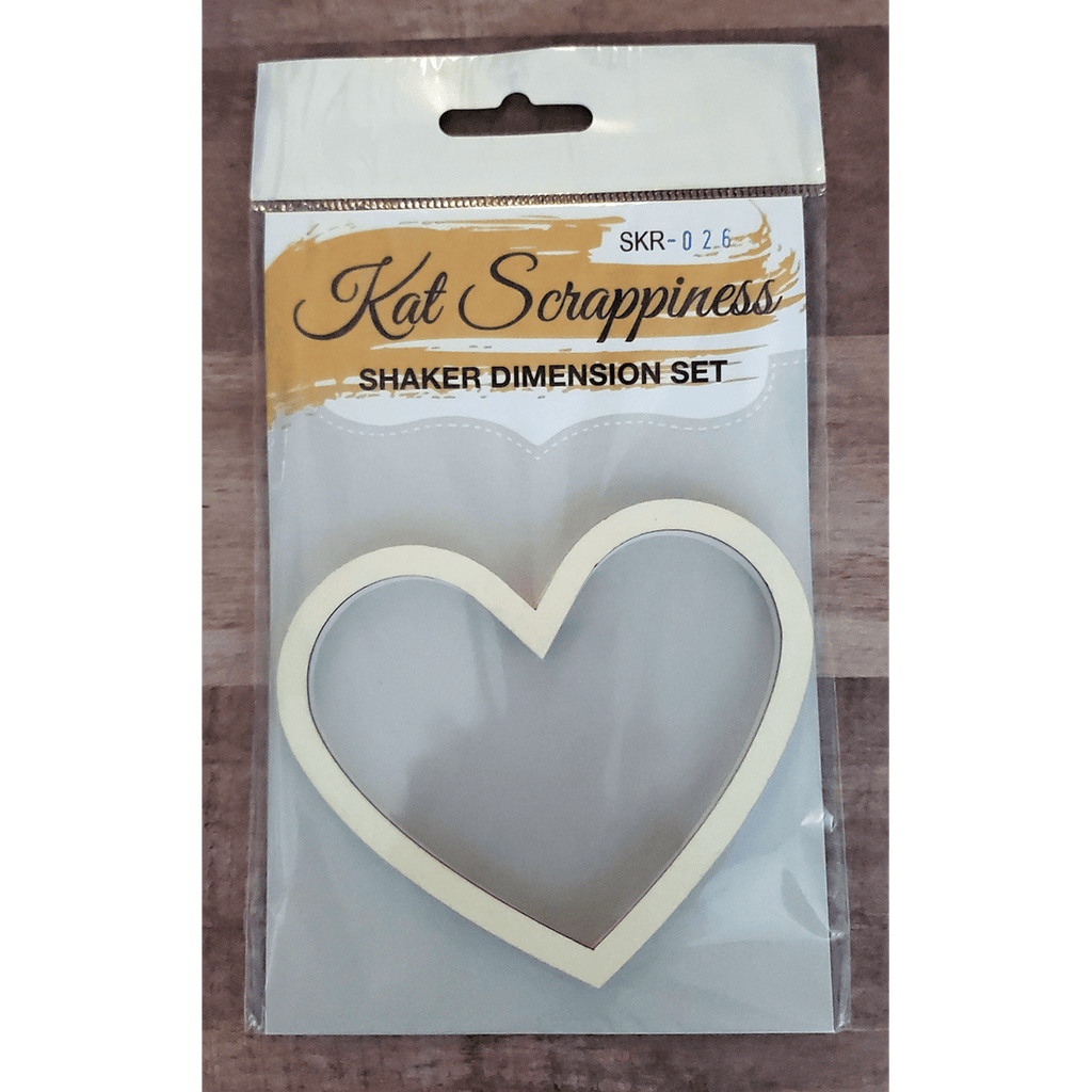 Medium Heart Shaker Card Kit by Kat Scrappiness - 026 - Kat Scrappiness