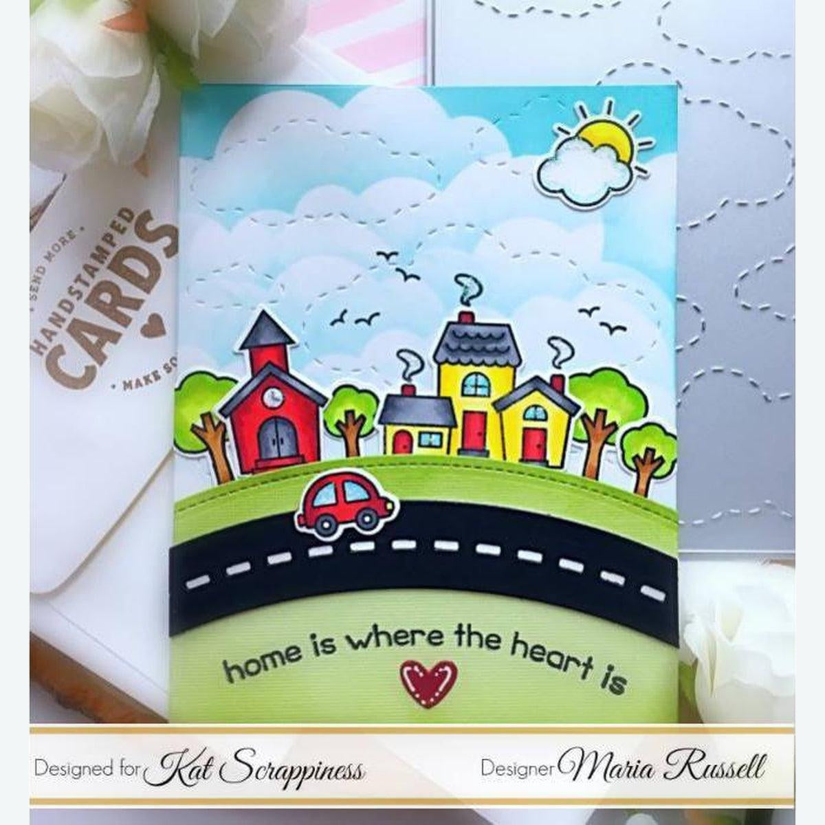 Stitched Cloud Backdrop Die by Kat Scrappiness - Kat Scrappiness