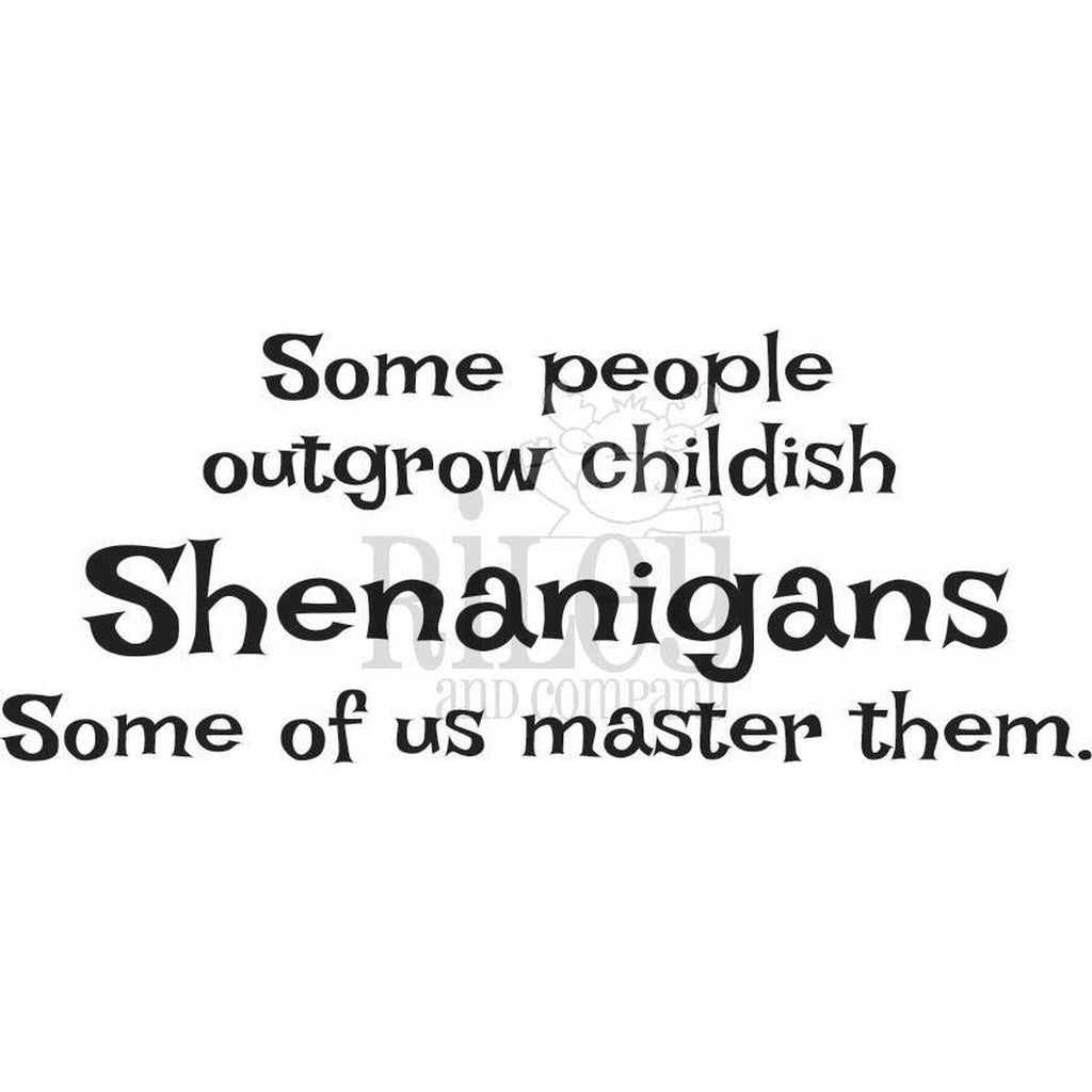 Master Shenanigans Cling Stamp by Riley & Co - Kat Scrappiness