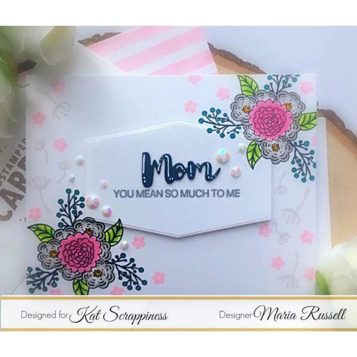 "Friendship Greetings" Stamp Set by Kat Scrappiness - Kat Scrappiness