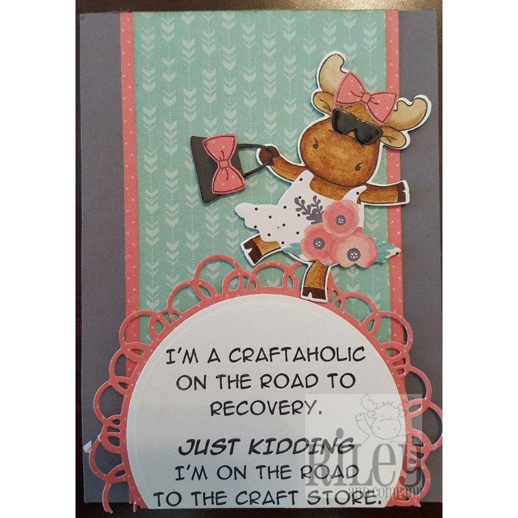 Craftaholic Cling Stamp by Riley & Co - Kat Scrappiness