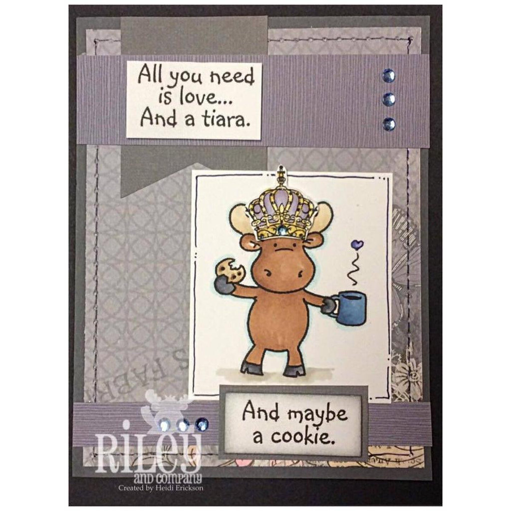 All You Need Is A Tiara Cling Stamp by Riley & Co - Kat Scrappiness