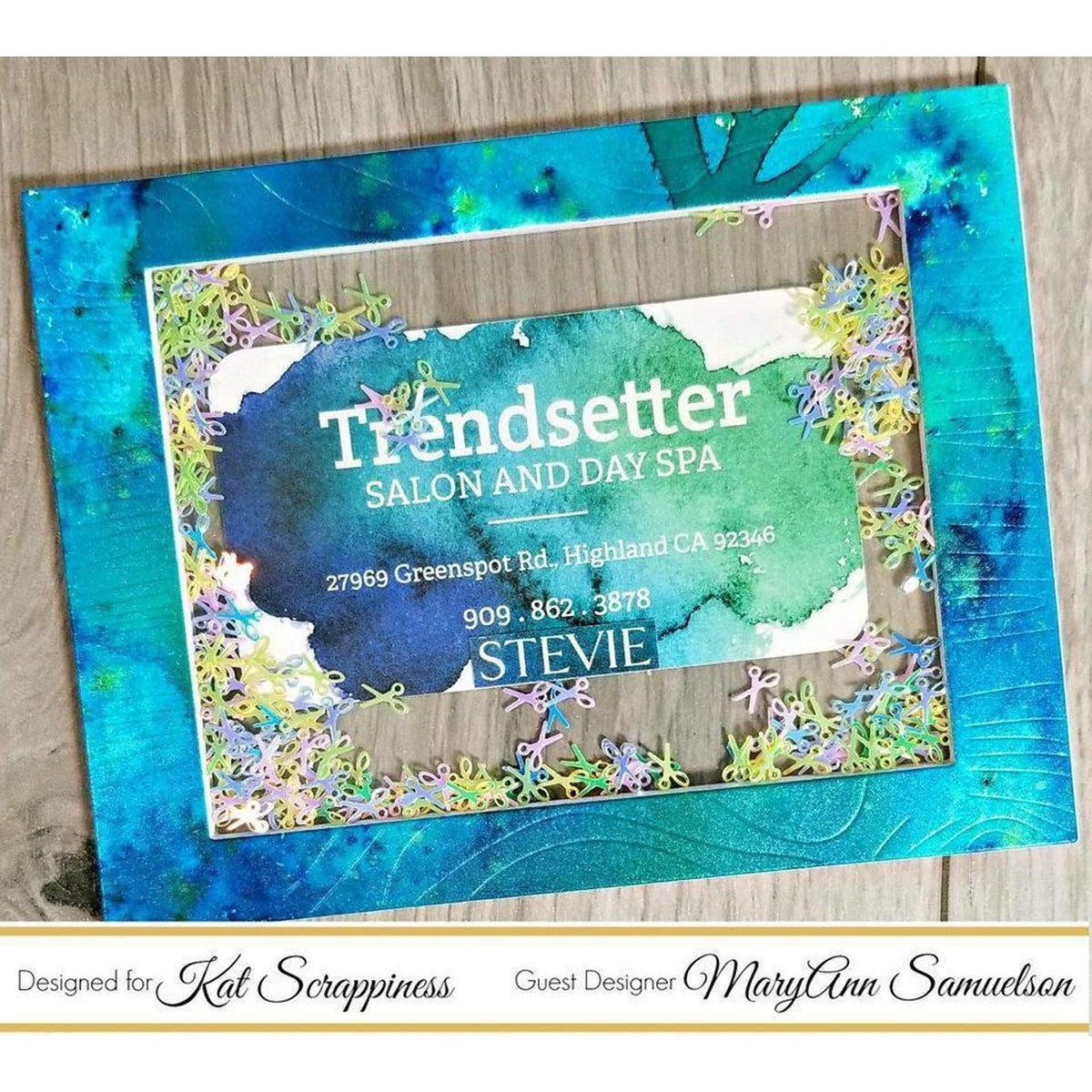 Wood Grain Frame Die by Kat Scrappiness - Kat Scrappiness