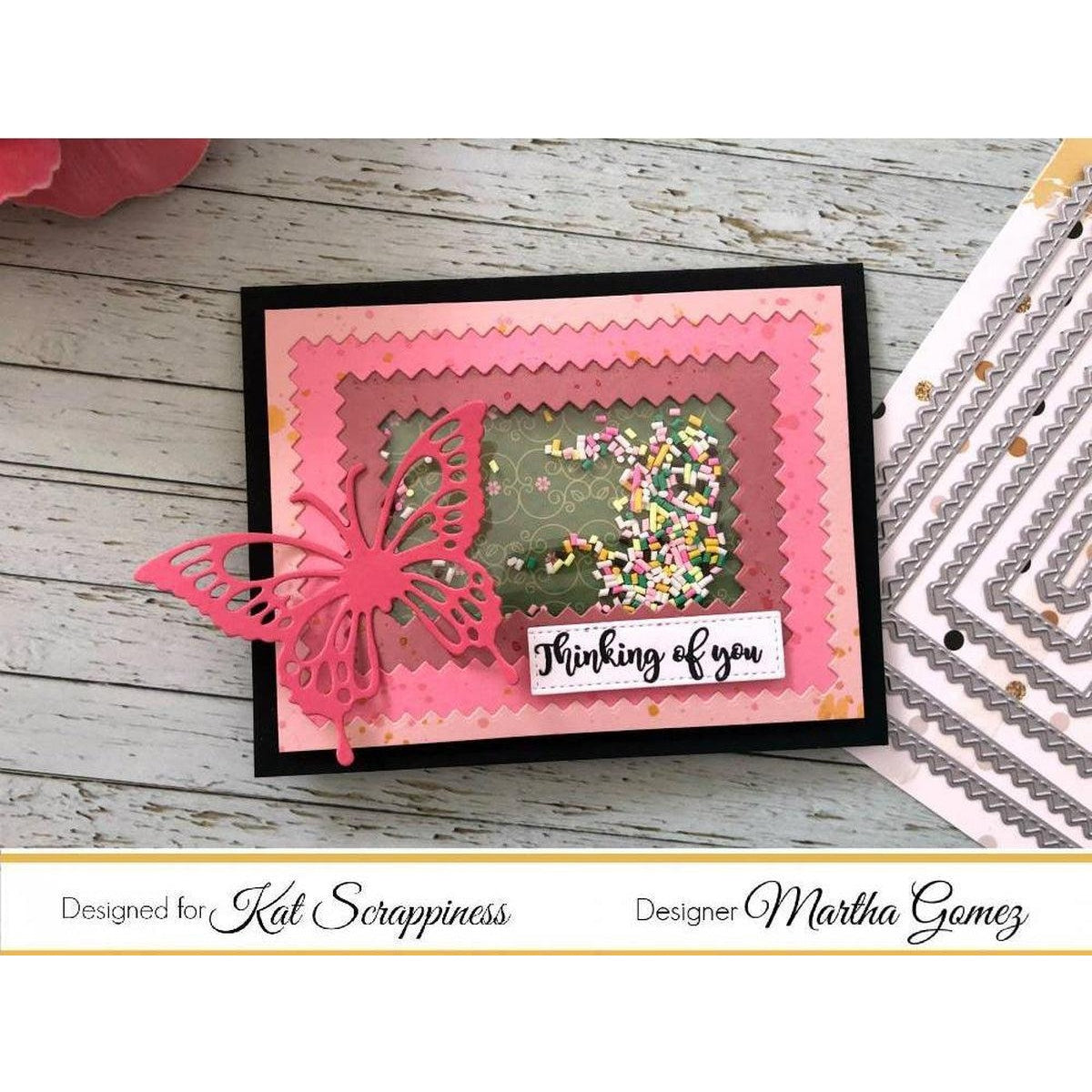 Zig Zag Rectangle Dies by Kat Scrappiness - Kat Scrappiness