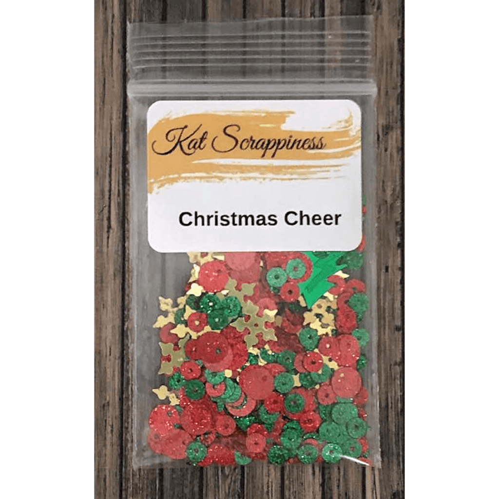 Christmas Cheer Sequin Mix by Kat Scrapiness - Kat Scrappiness
