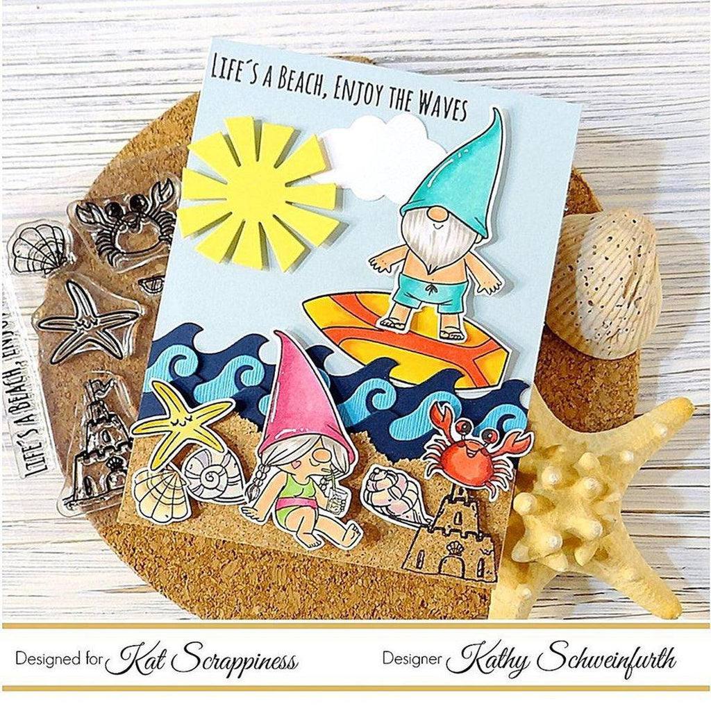 Summer Gnome Add-On Stamp Set by Kat Scrappiness - Kat Scrappiness