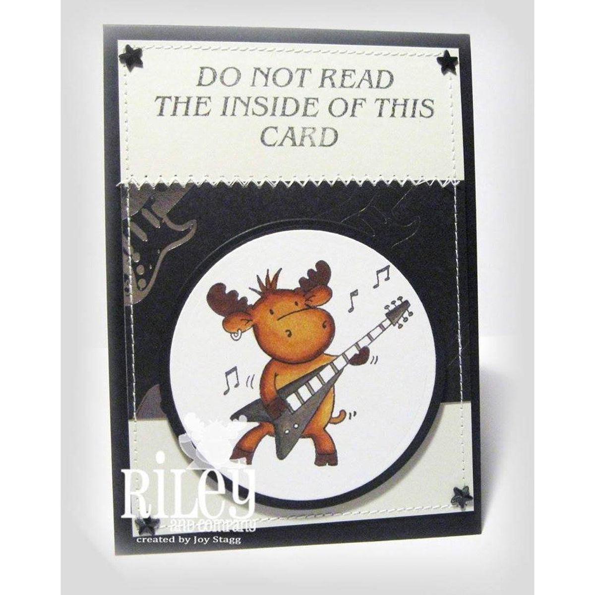 Do Not Read Cling Stamp by Riley &amp; Co - Kat Scrappiness