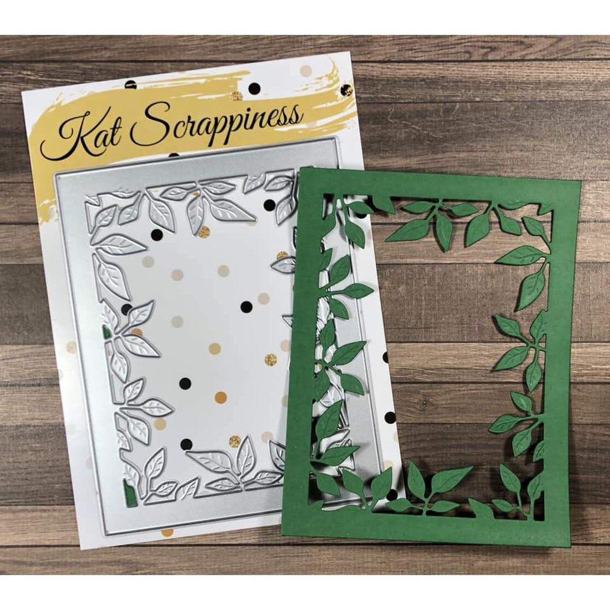 Foliage Frame Die by Kat Scrappiness - Kat Scrappiness