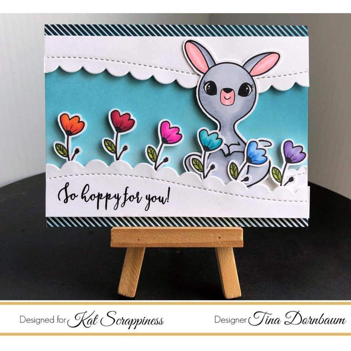 &quot;Hoppy For You&quot; Stamp Set by Kat Scrappiness - Kat Scrappiness