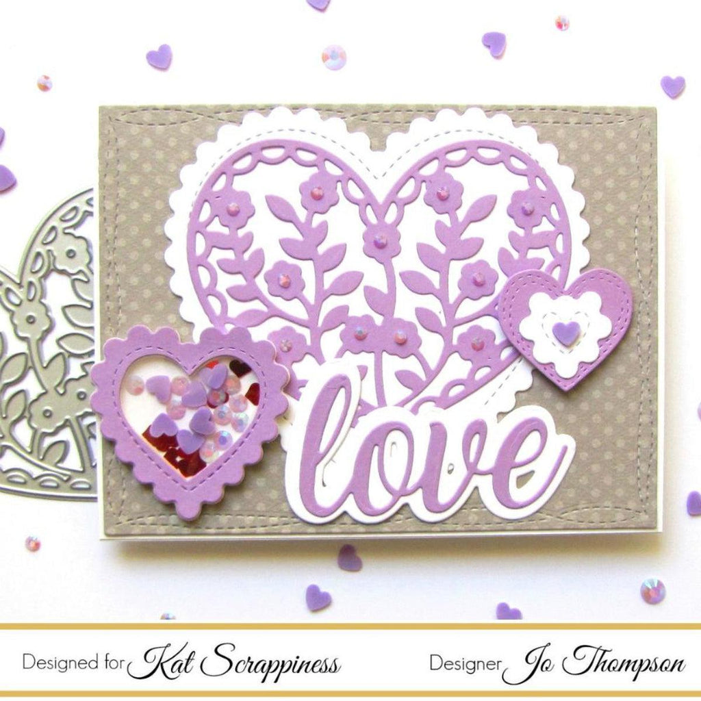 Stitched Scalloped Heart Dies by Kat Scrappiness - Kat Scrappiness