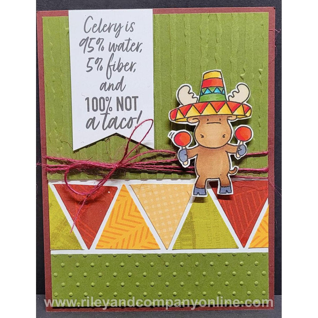 100% Not a Taco Cling Stamp by Riley & Co