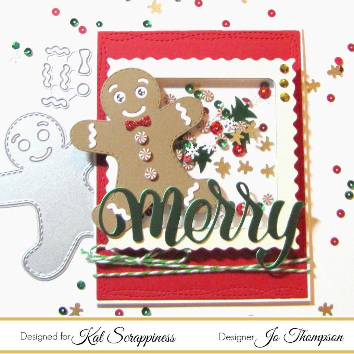 Design a Gingerbread Man Die by Kat Scrappiness - Kat Scrappiness