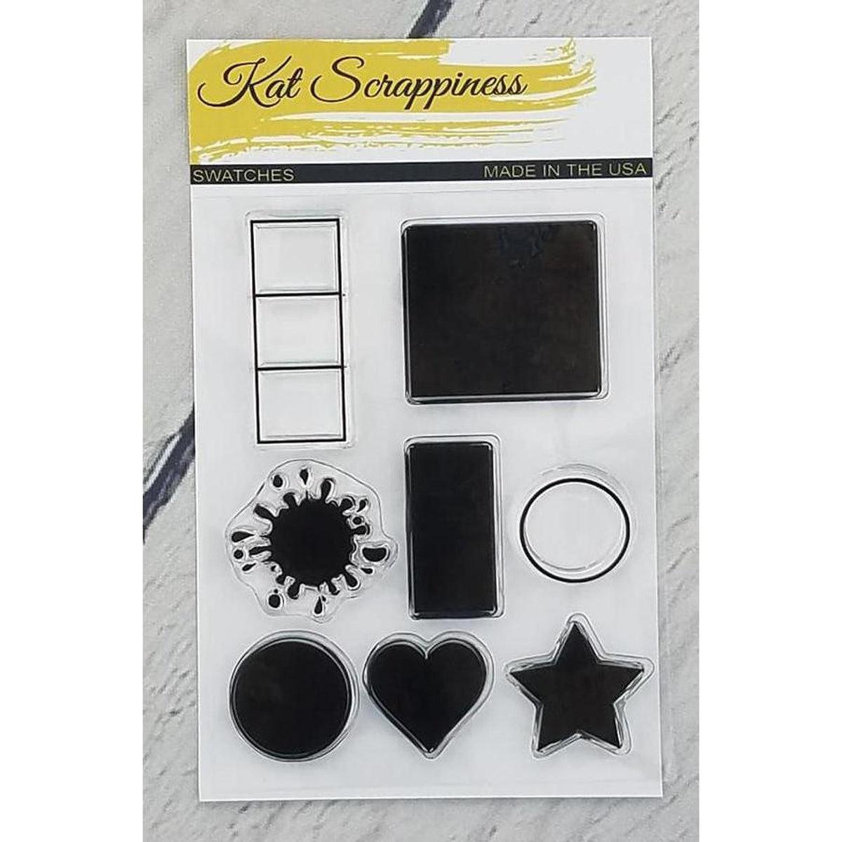 Swatches 3x4 Clear Stamps by Kat Scrappiness - Kat Scrappiness