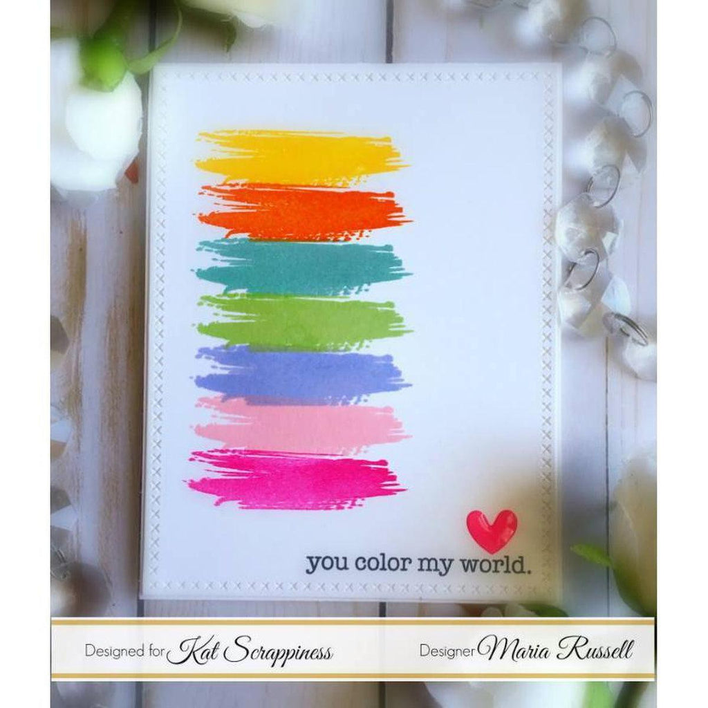 Everyday Brush Strokes Stamp Set by Kat Scrappiness - Kat Scrappiness