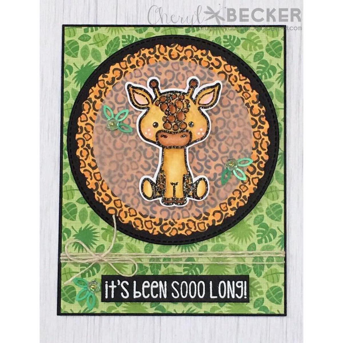 Lola the Giraffe 3x4 Clear Stamps by Kat Scrappiness - Kat Scrappiness