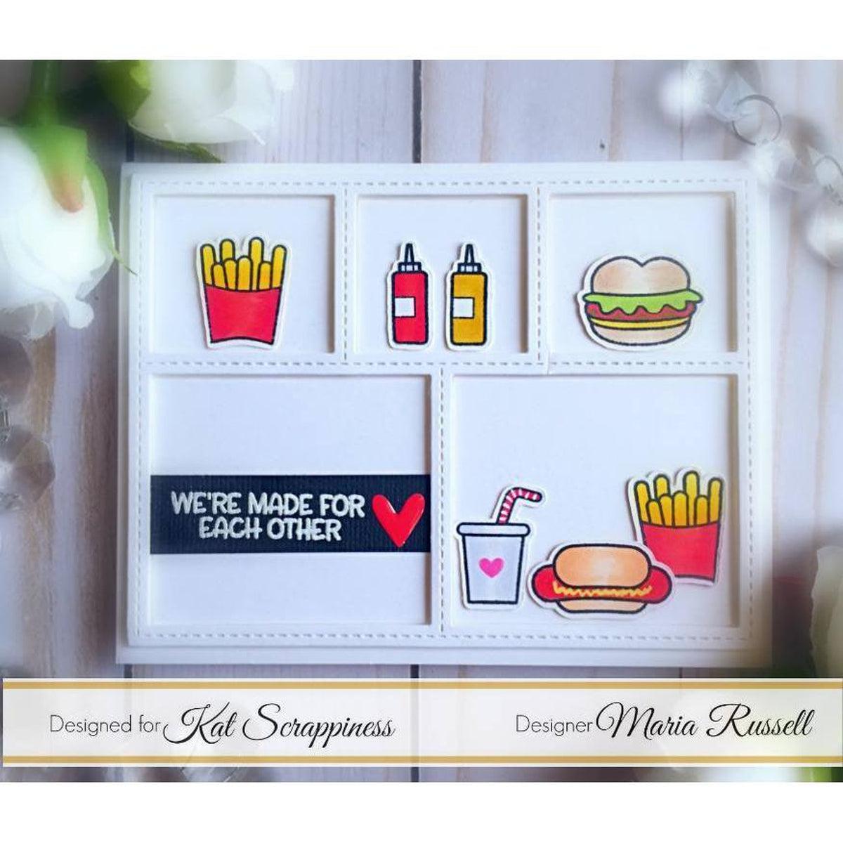Punny Snacks Stamp Set by Kat Scrappiness - Kat Scrappiness