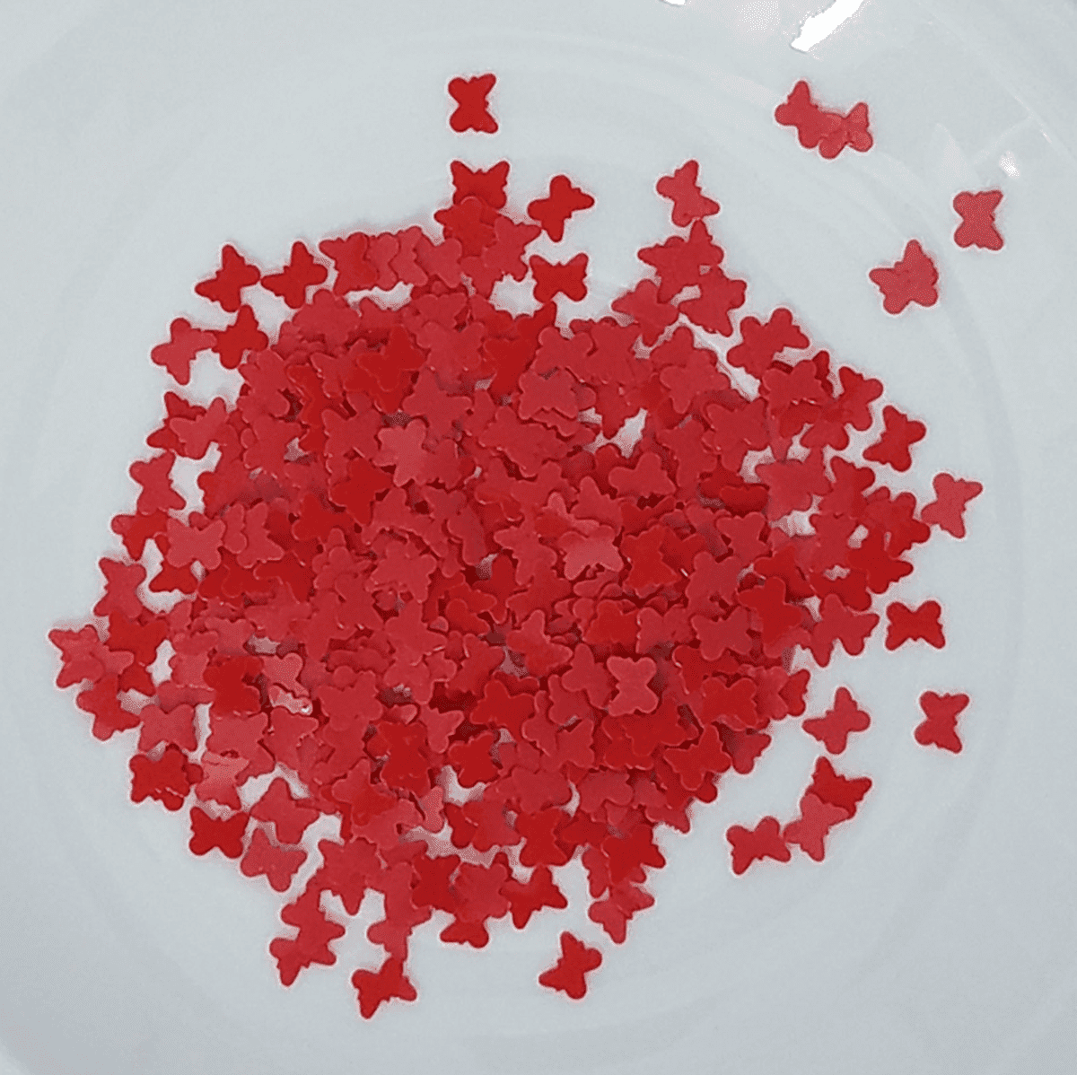 Red Flower Sprinkles - Kat Scrappiness
