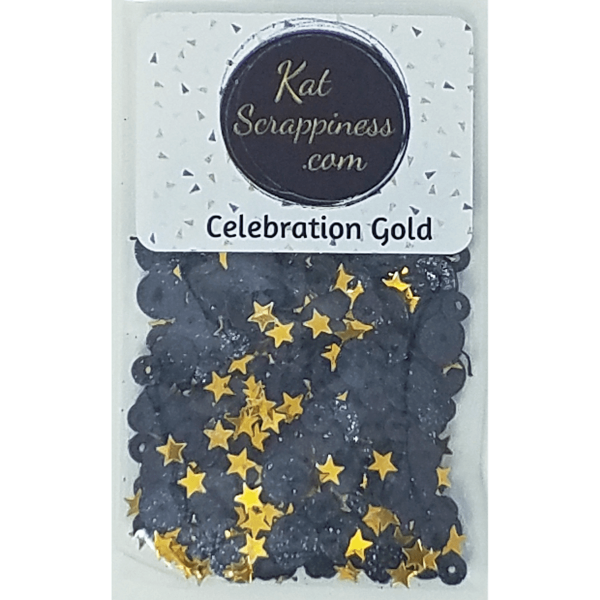 NEW Celebration Gold Sequin Mix - Kat Scrappiness