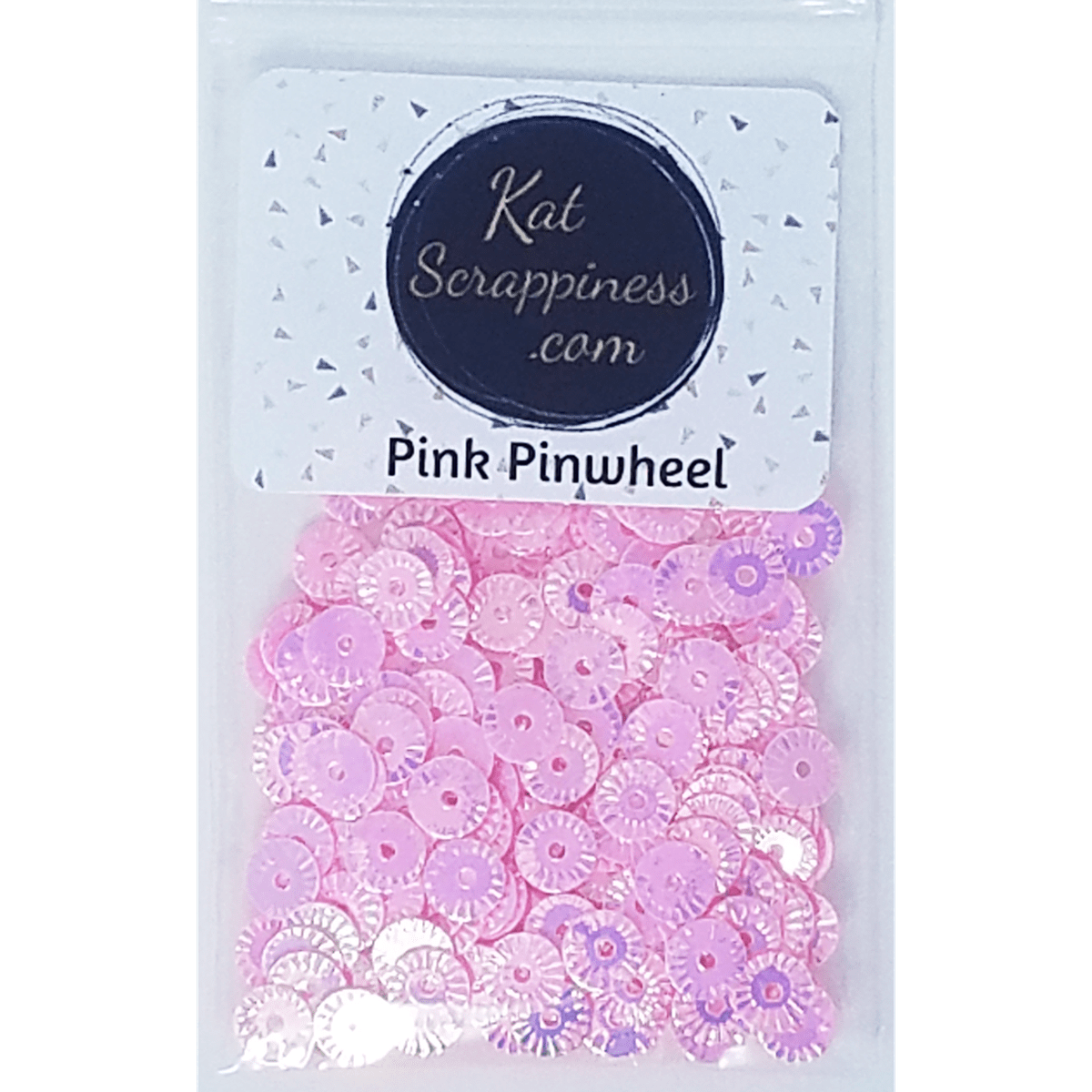 Pink Pinwheel Sequin Mix - Kat Scrappiness
