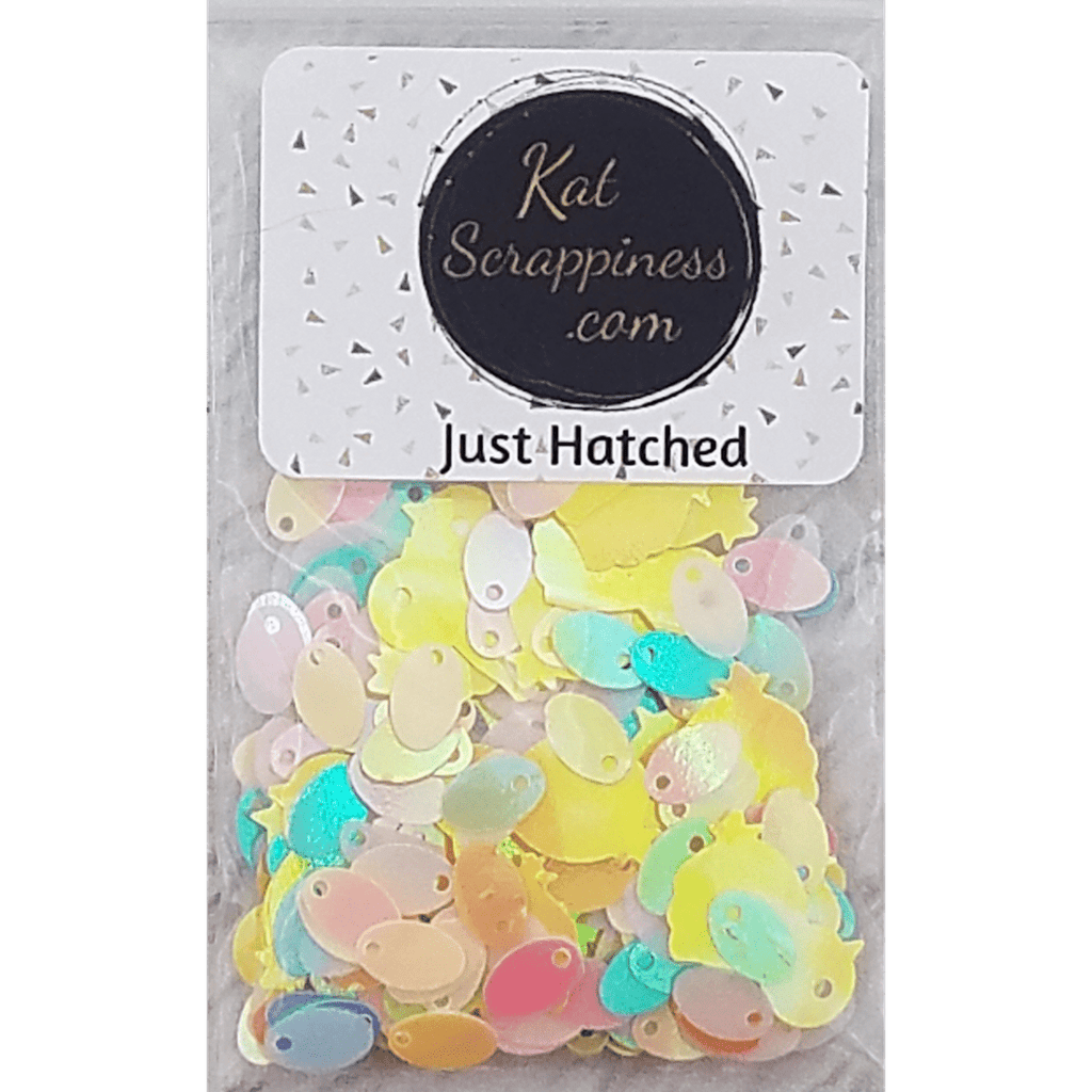 Just Hatched Sequin Mix - Kat Scrappiness
