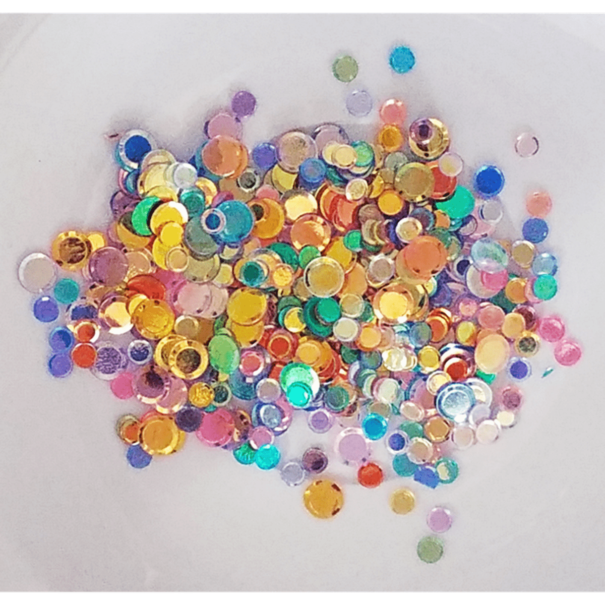 Mixed Rainbow Confetti Sequin Mix - Kat Scrappiness