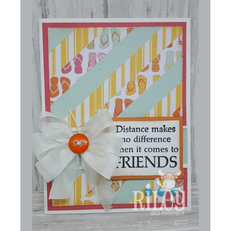 Distance Makes No Difference Cling Stamp by Riley & Co - Kat Scrappiness