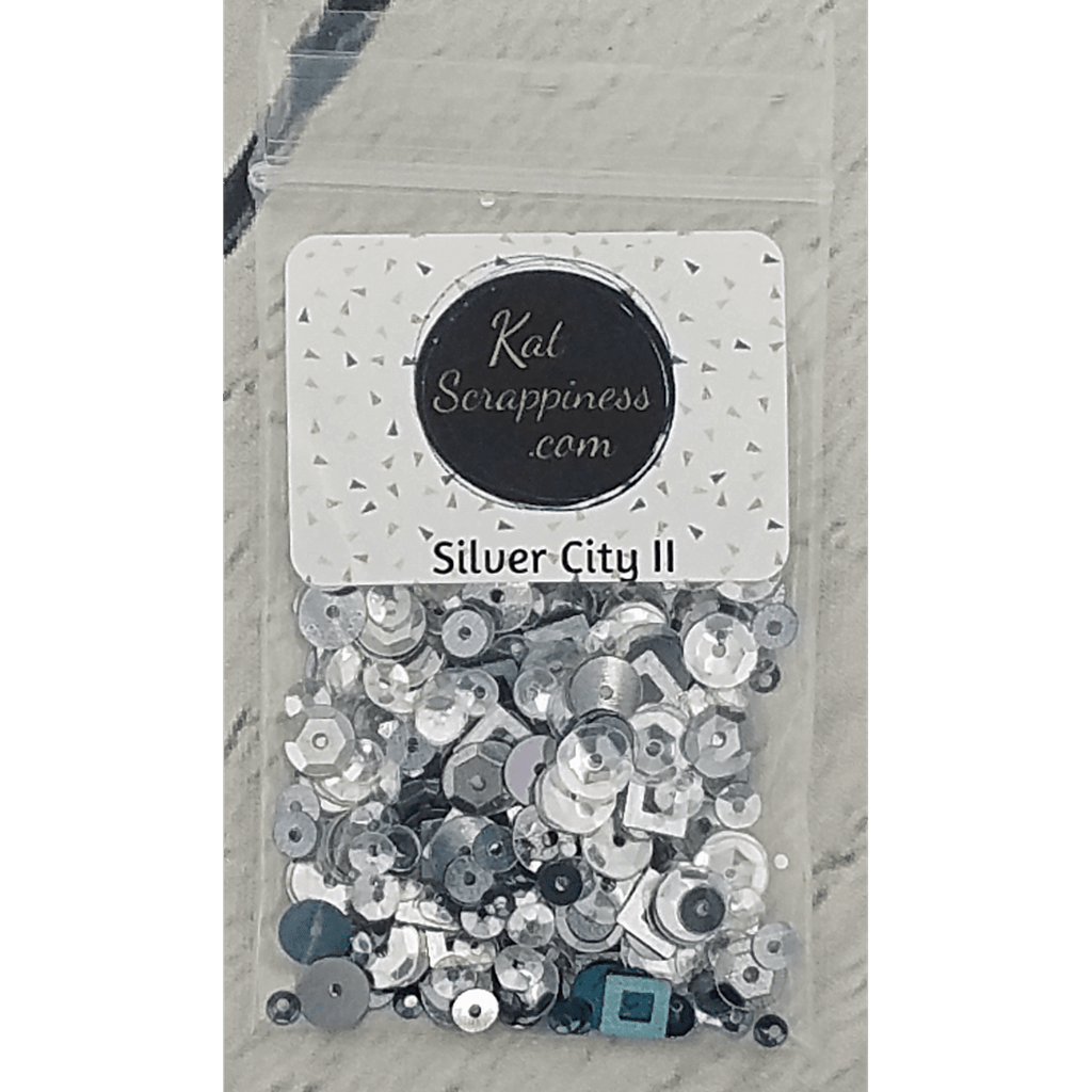 Silver City II Sequin Mix - Kat Scrappiness