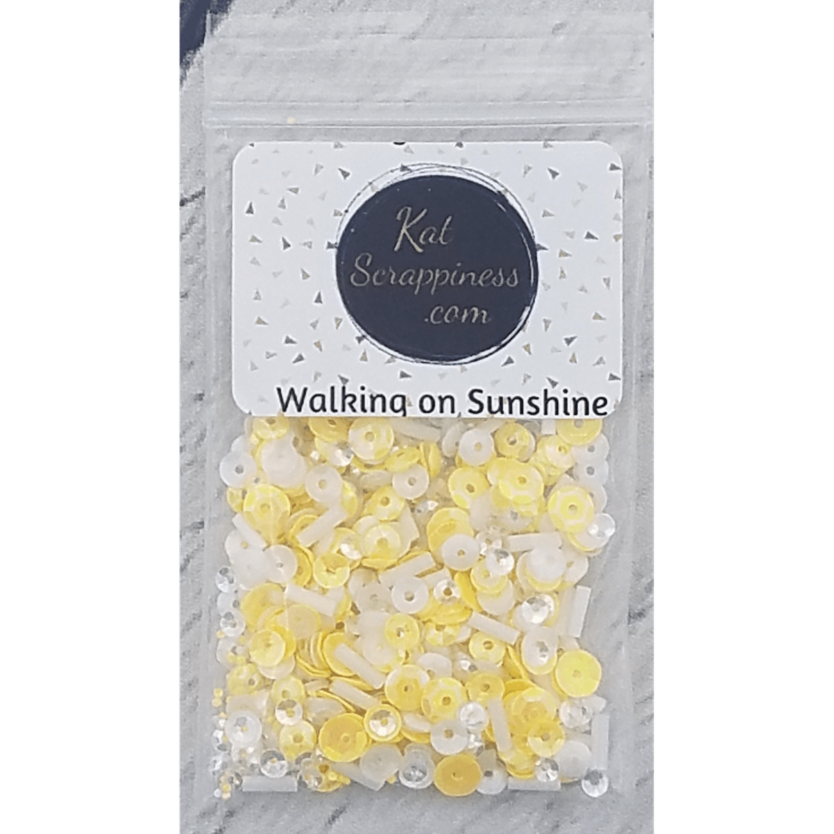 Walking on Sunshine Sequin Mix - Kat Scrappiness