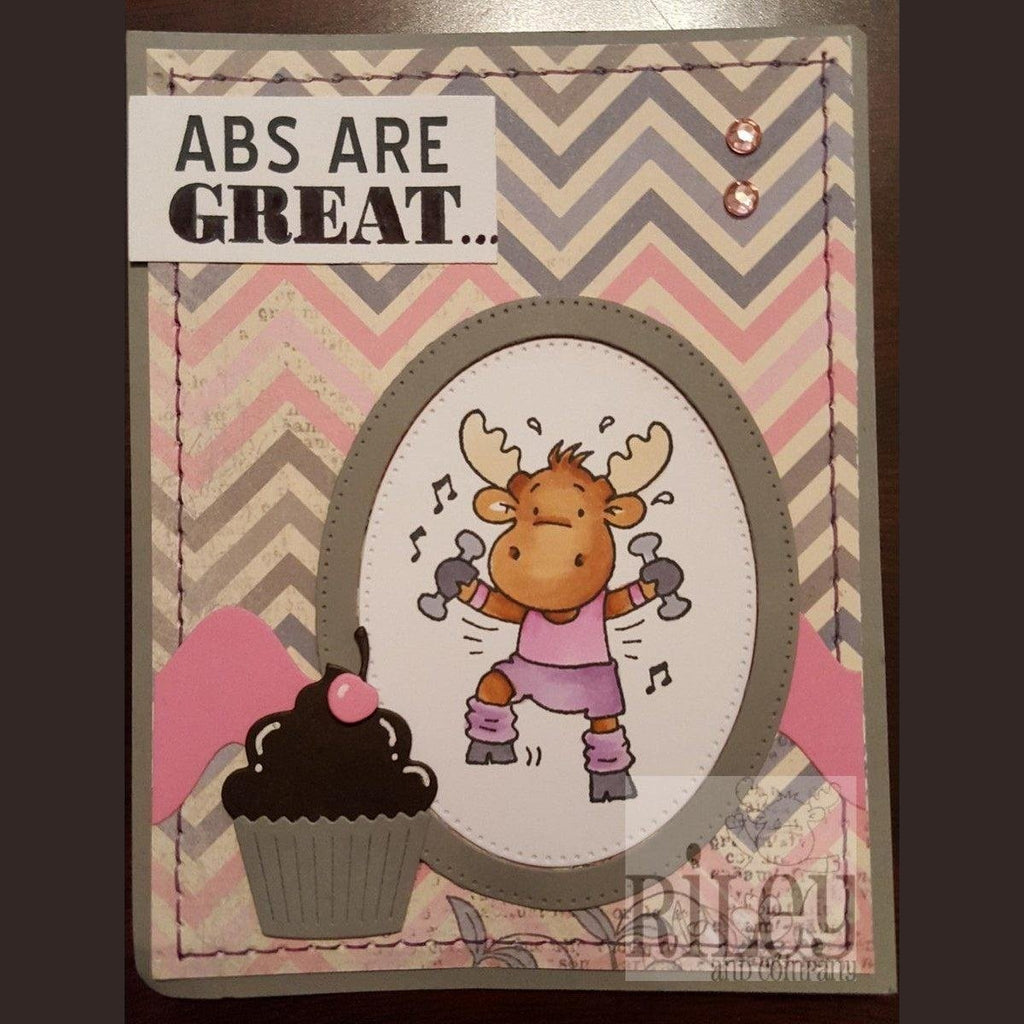 Aerobics Riley Cling Stamp by Riley & Co - Kat Scrappiness