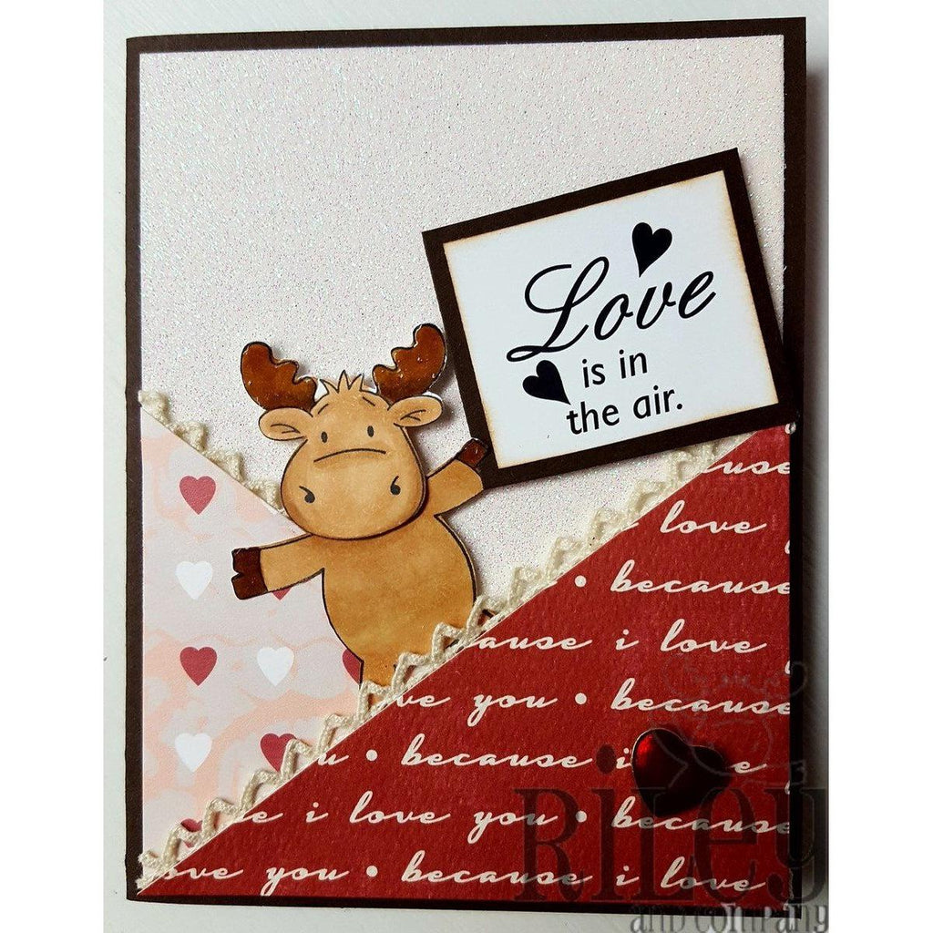 Love is in the Air Cling Stamp by Riley & Co - Kat Scrappiness