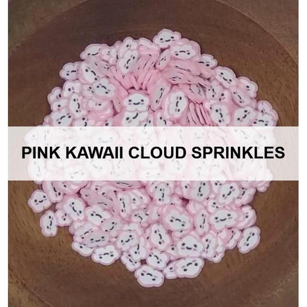 Pink Kawaii Cloud Sprinkles by Kat Scrappiness - Kat Scrappiness