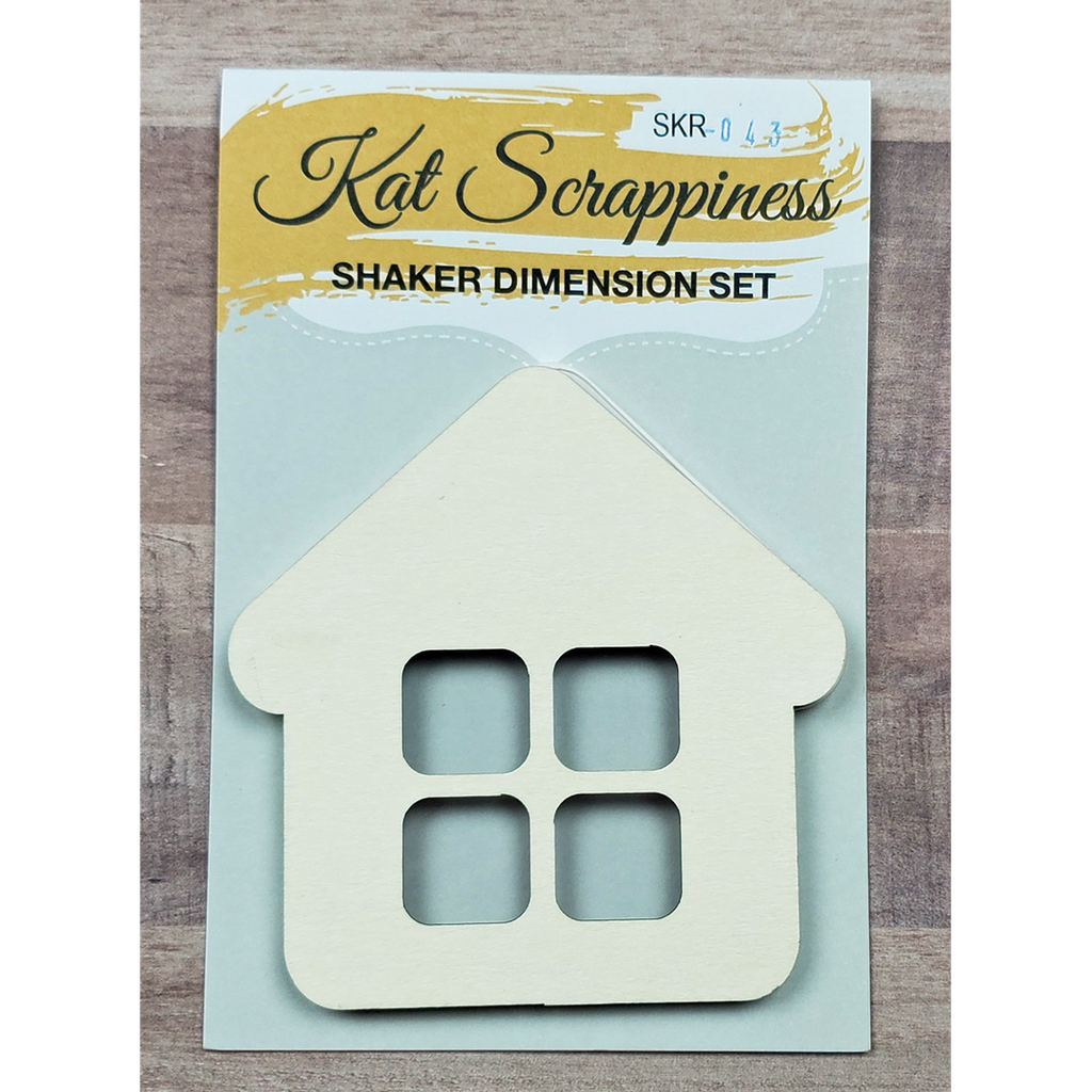 Small House Shaker Card Kit by Kat Scrappiness - 043 - Kat Scrappiness