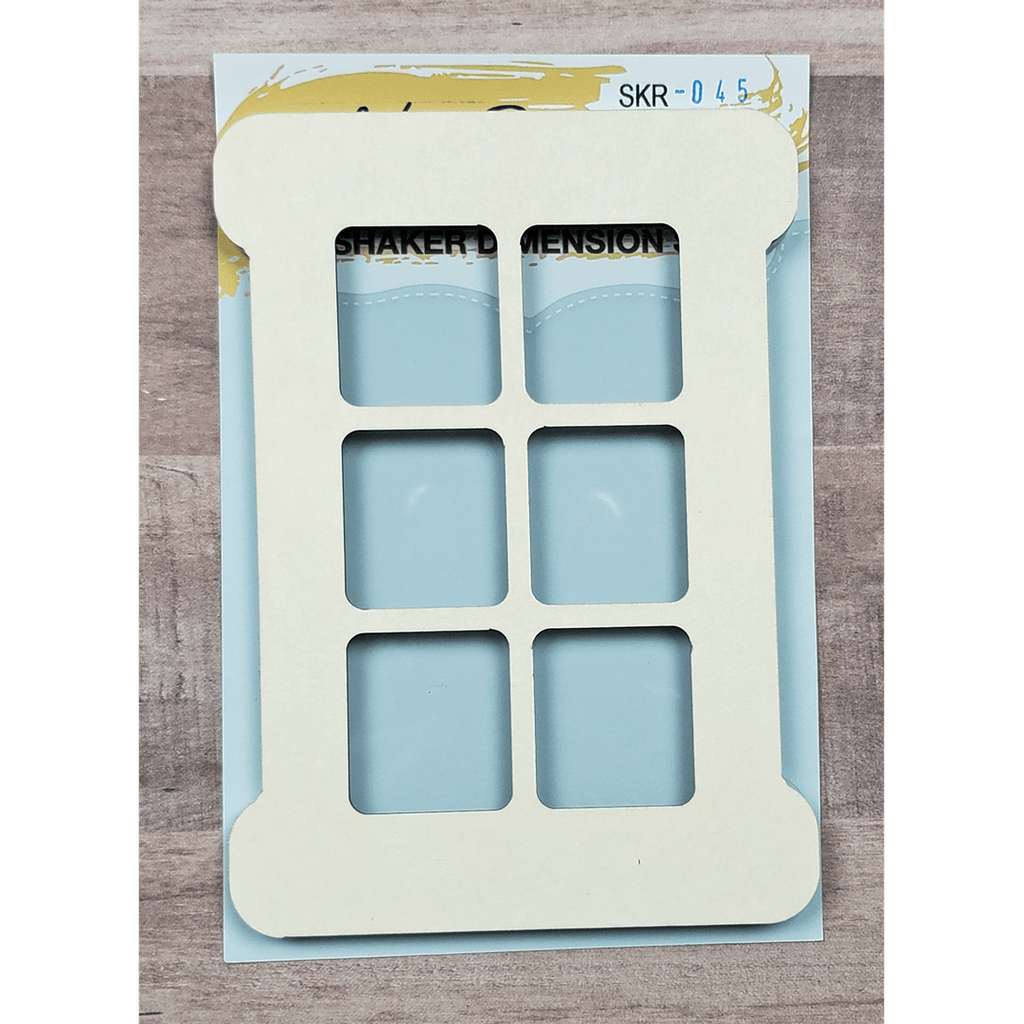 Six Pane Window Shaker Card Kit by Kat Scrappiness - 045 - Kat Scrappiness