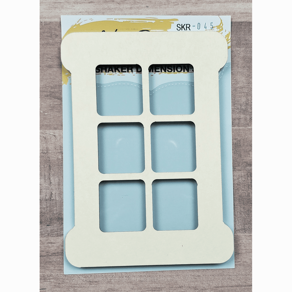 Six Pane Window Shaker Card Kit - 045