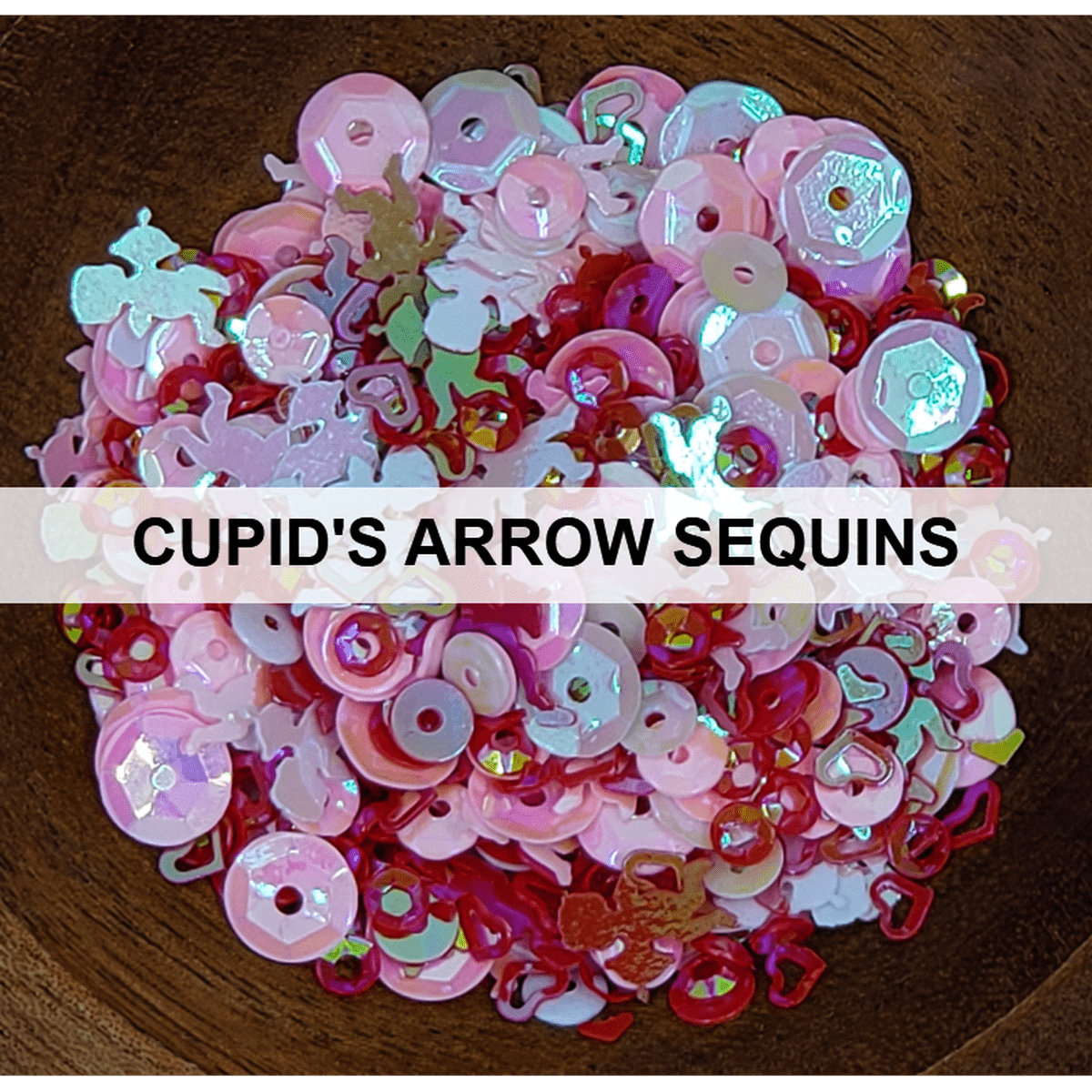Cupid&#39;s Arrow Sequins - Kat Scrappiness
