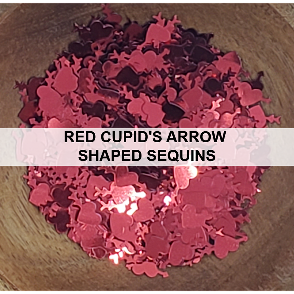 Cupid&#39;s Arrow Shaped Sequins  - CLEARANCE!