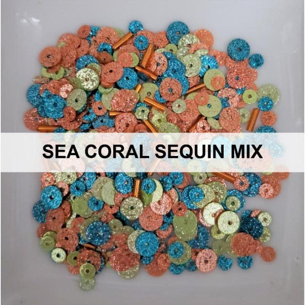 Sea Coral Sequin Mix