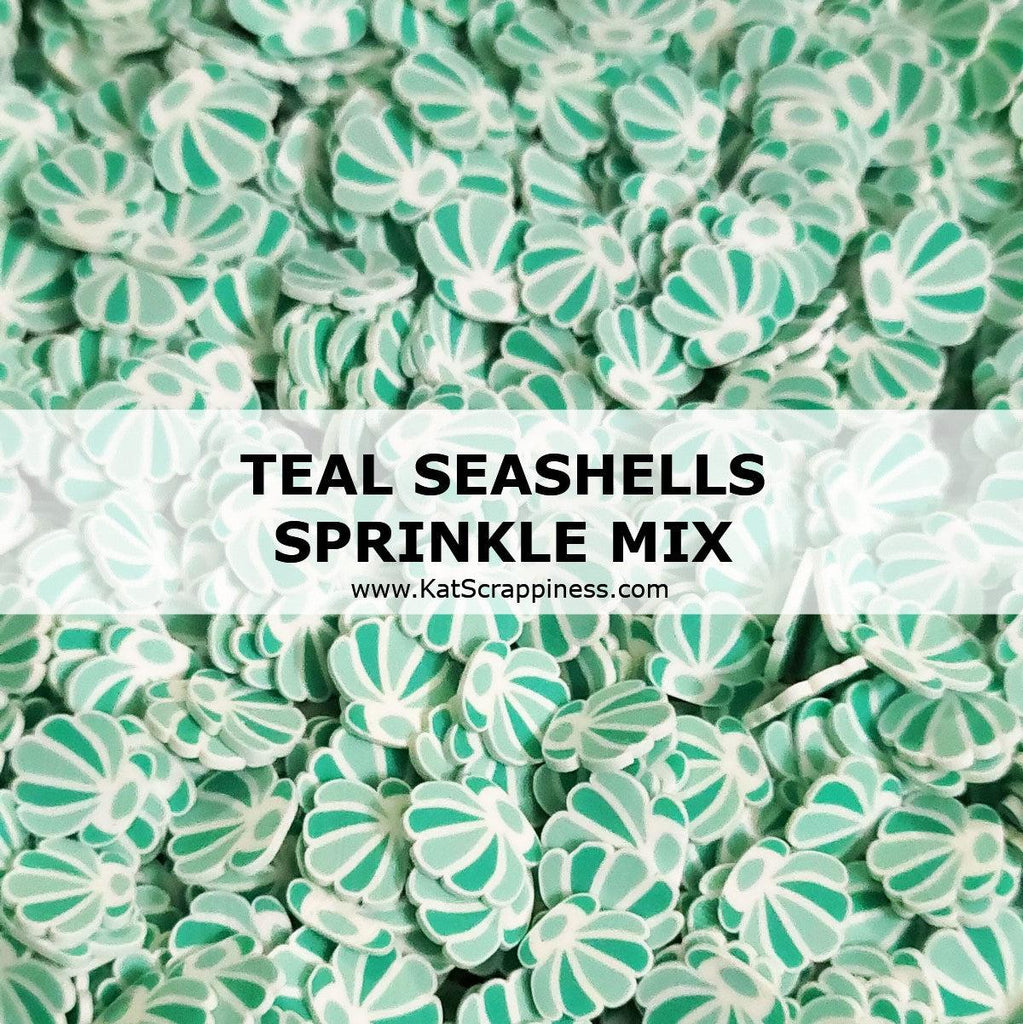 Teal Seashell Sprinkles