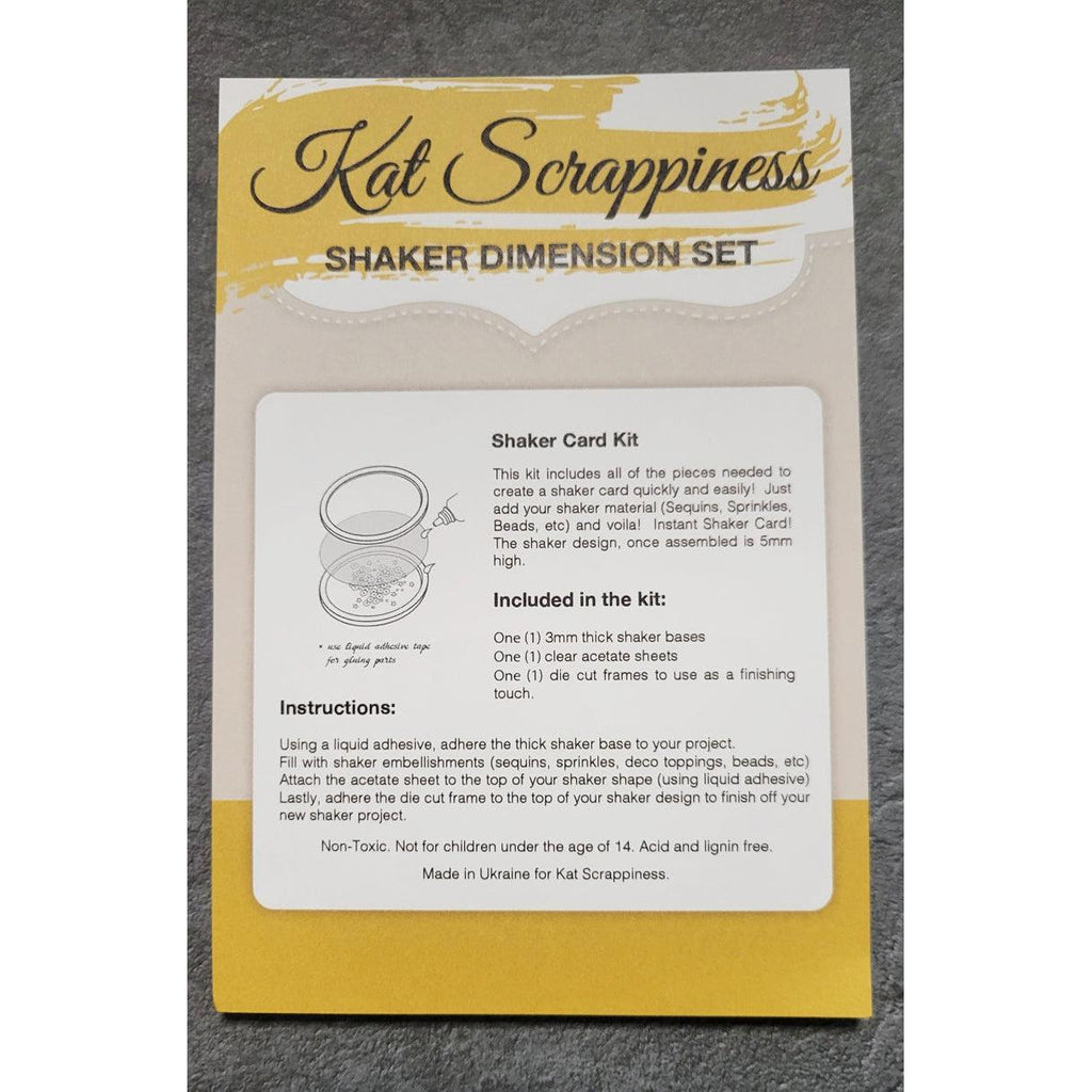 Scrolly Heart Shaker Card Kit - 147-4