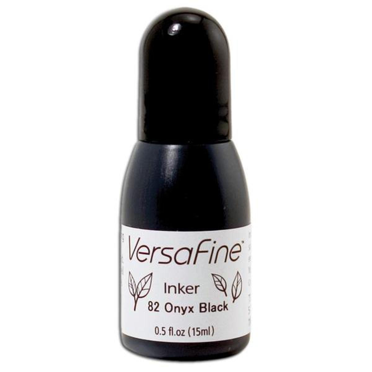 VersaFine Onyx Black Pigment Ink Refill .5oz - Kat Scrappiness