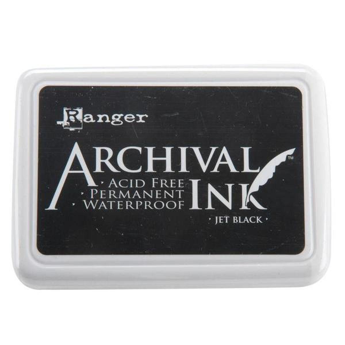 Ranger Archival Ink Pad - Jet Black - Kat Scrappiness